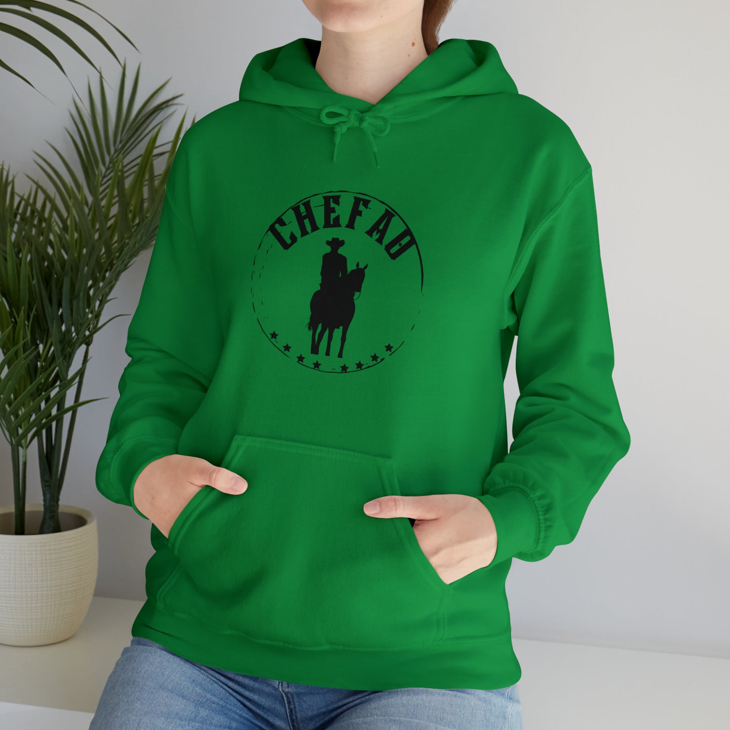 Chefao Cowboy IV, Unisex Heavy Blend Hooded Sweatshirt