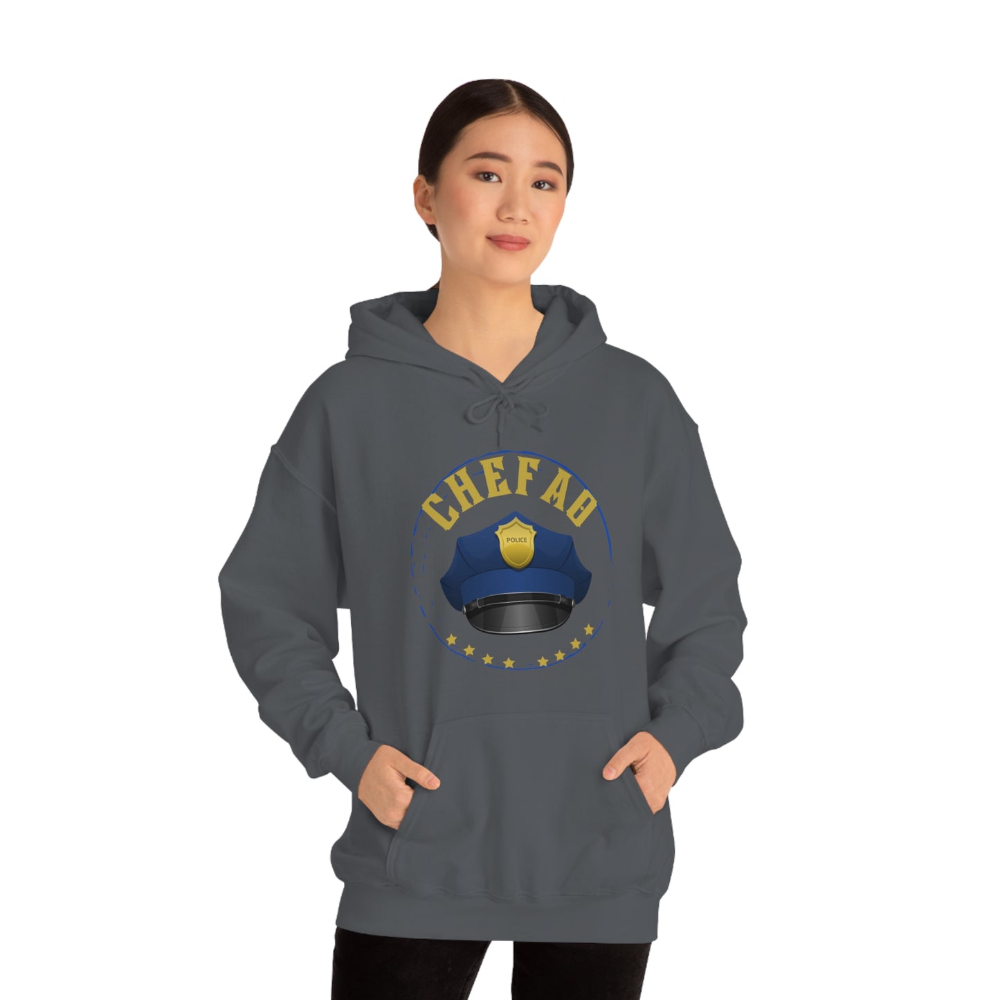 Chefao Police III, Unisex Heavy Blend Hooded Sweatshirt