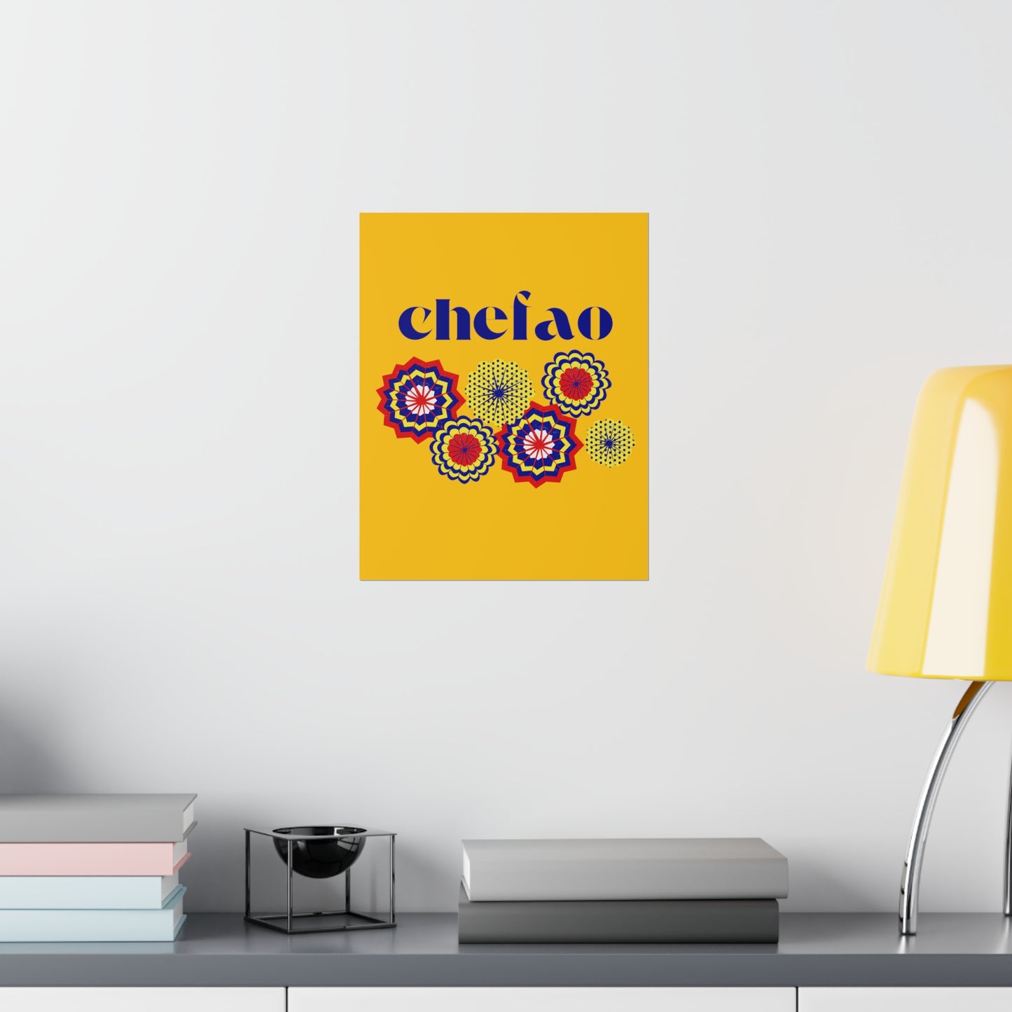 Chefao Paper Fans I, Premium Matte Vertical Posters