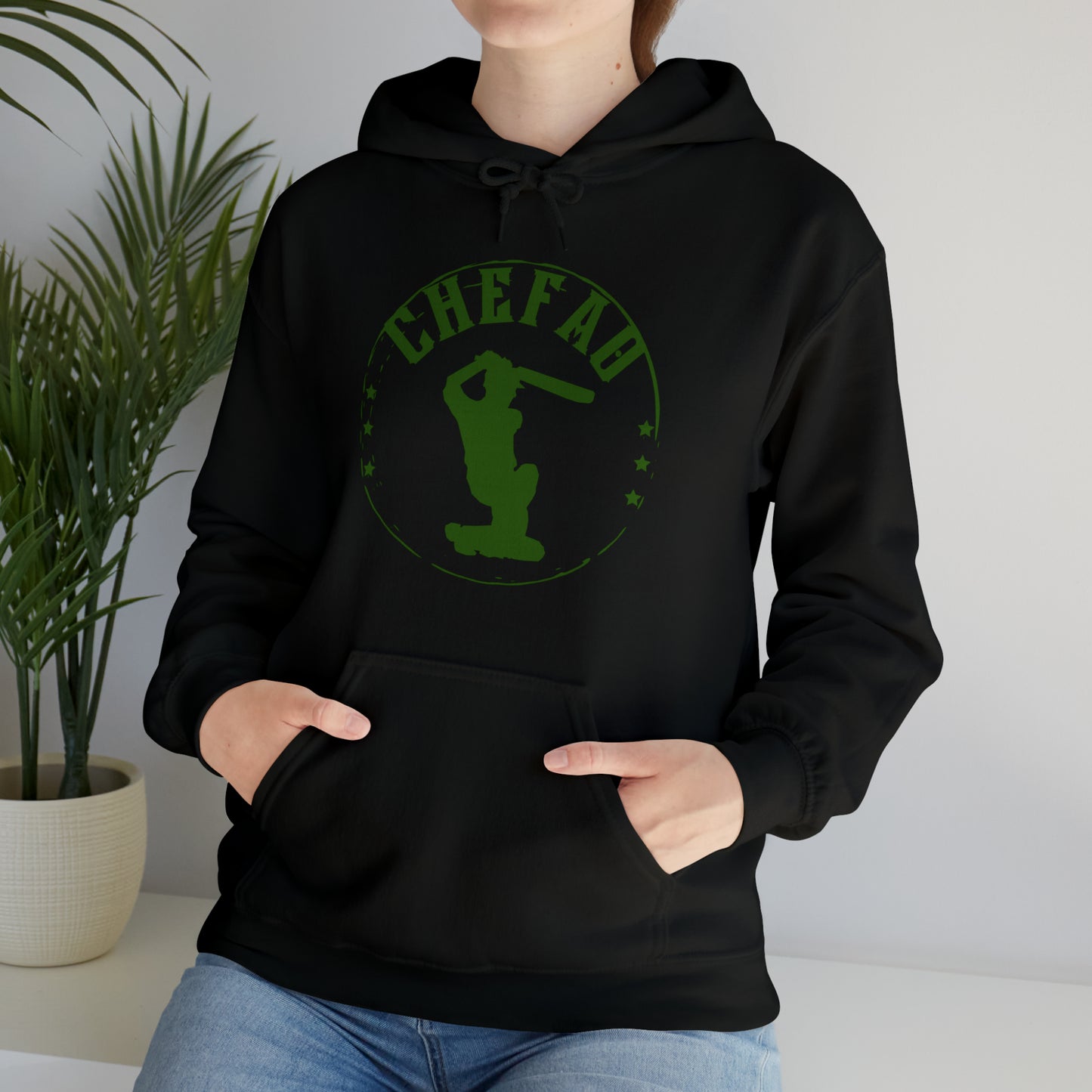 Chefao Cricket I, Unisex Heavy Blend Hooded Sweatshirt