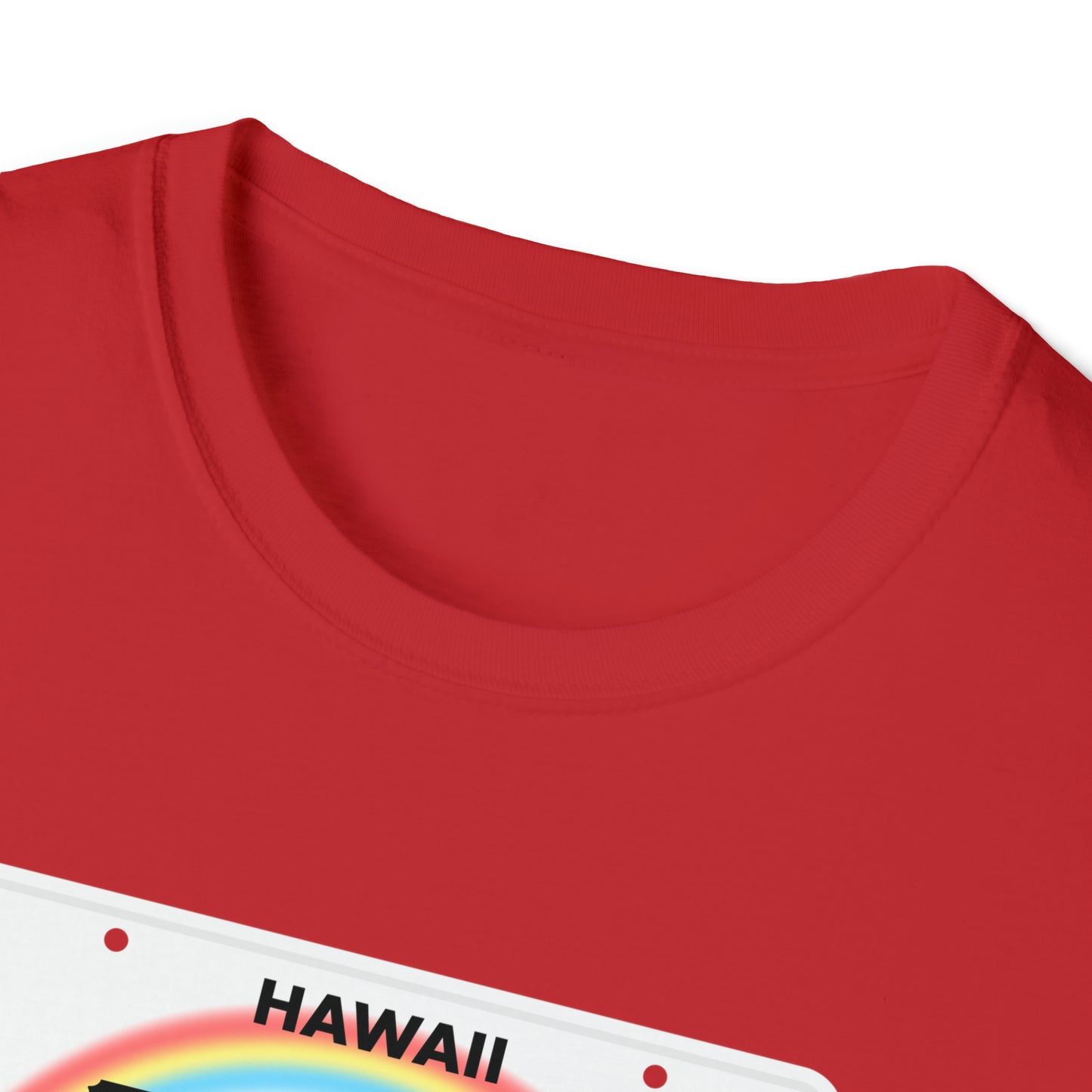 Chefao Hawaii License Plate I, Unisex Softstyle T-Shirt