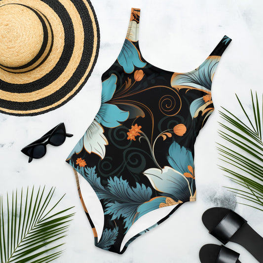 Chefao Floral I, One-Piece Swimsuit