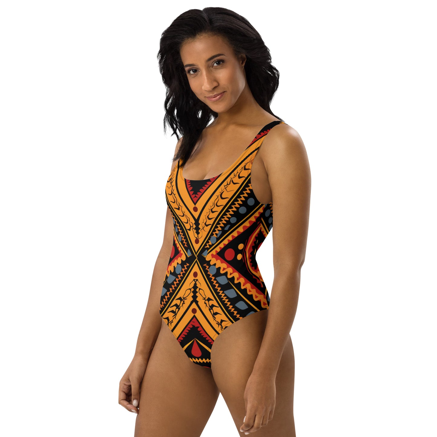 Chefao Cameroon Toghu I, One-Piece Swimsuit