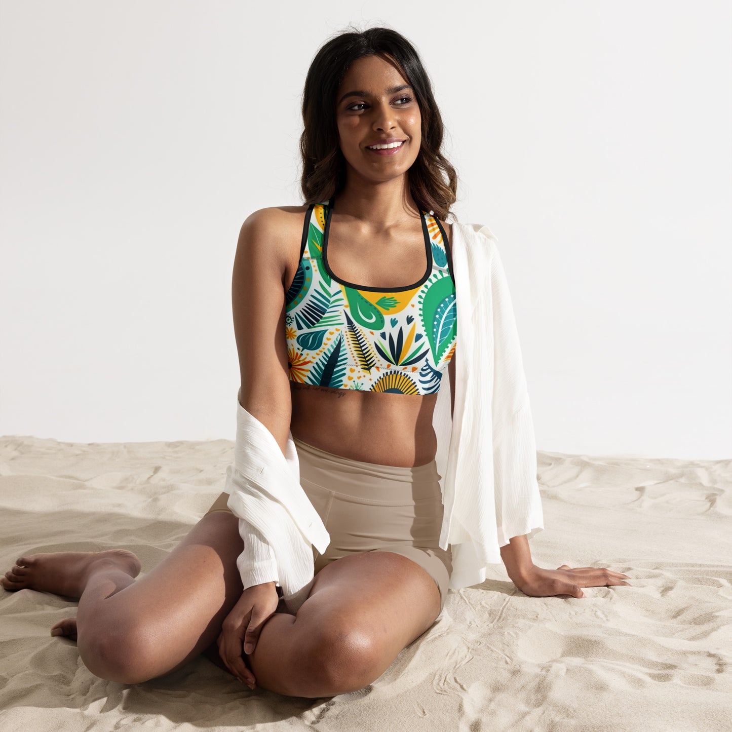 Chefao Brazil I, Padded Sports Bra