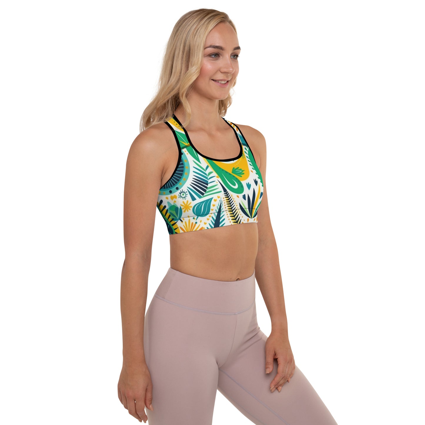 Chefao Brazil I, Padded Sports Bra