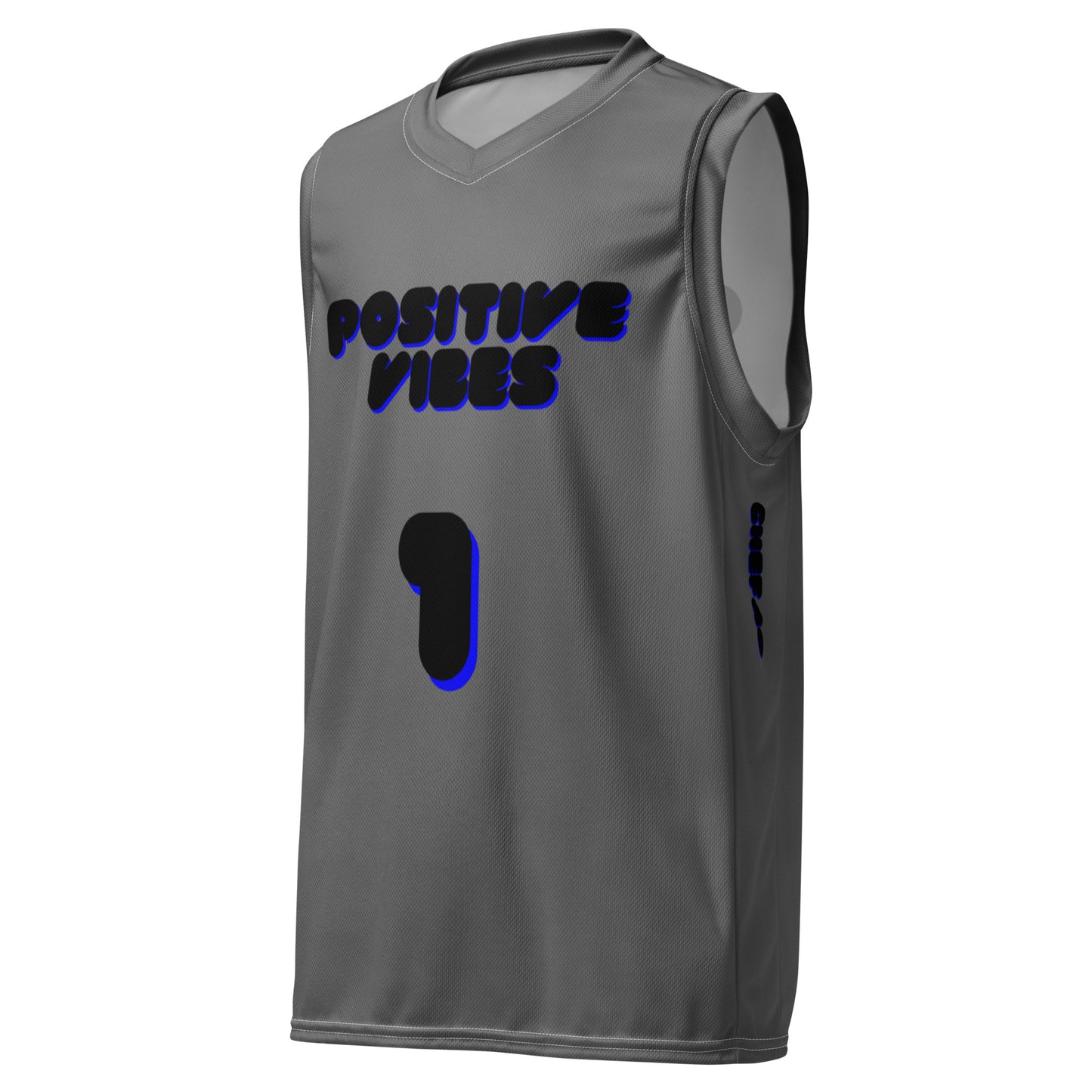 Chefao Positive Vibes I, Recycled unisex basketball jersey