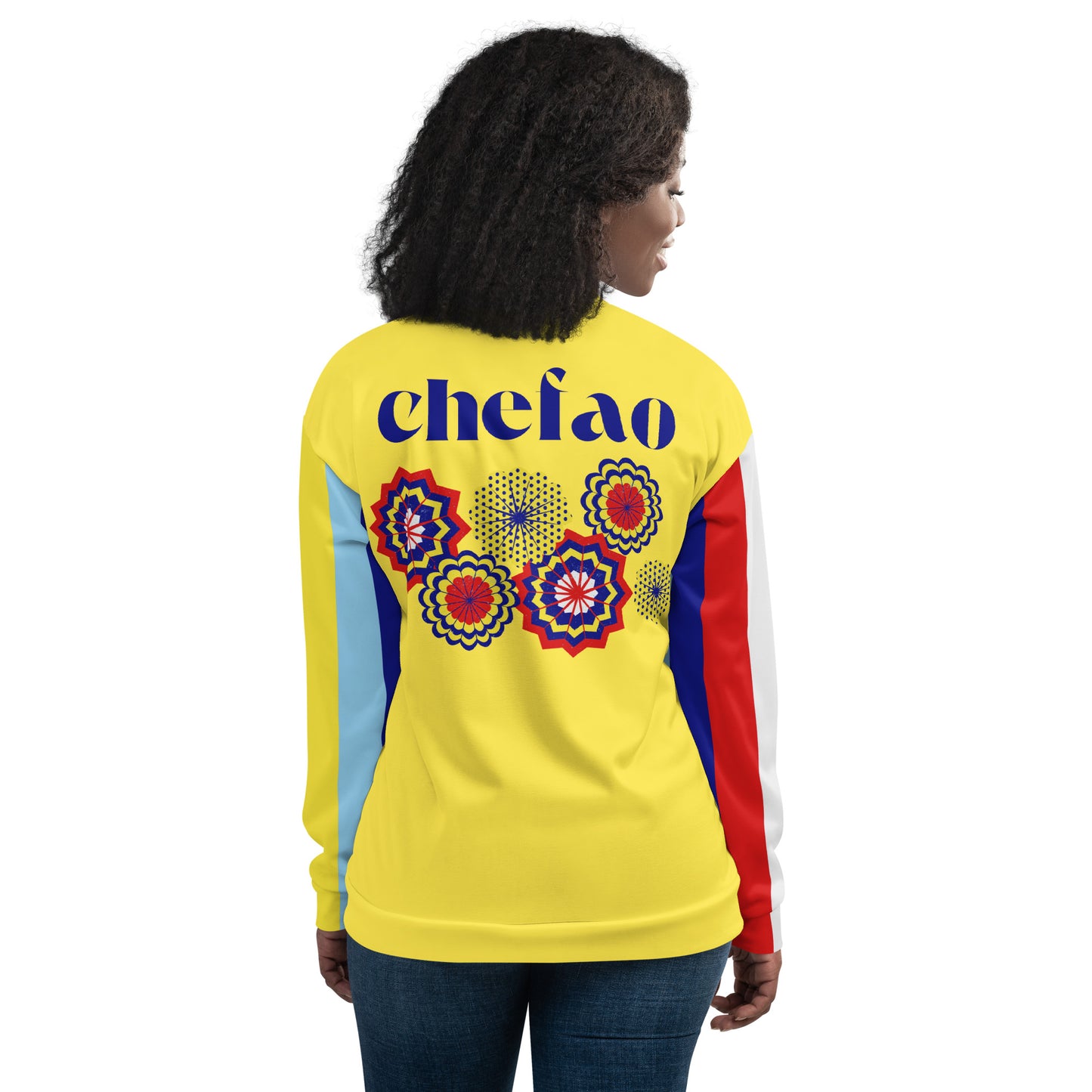 Chefao Paper Fans I, Unisex Bomber Jacket