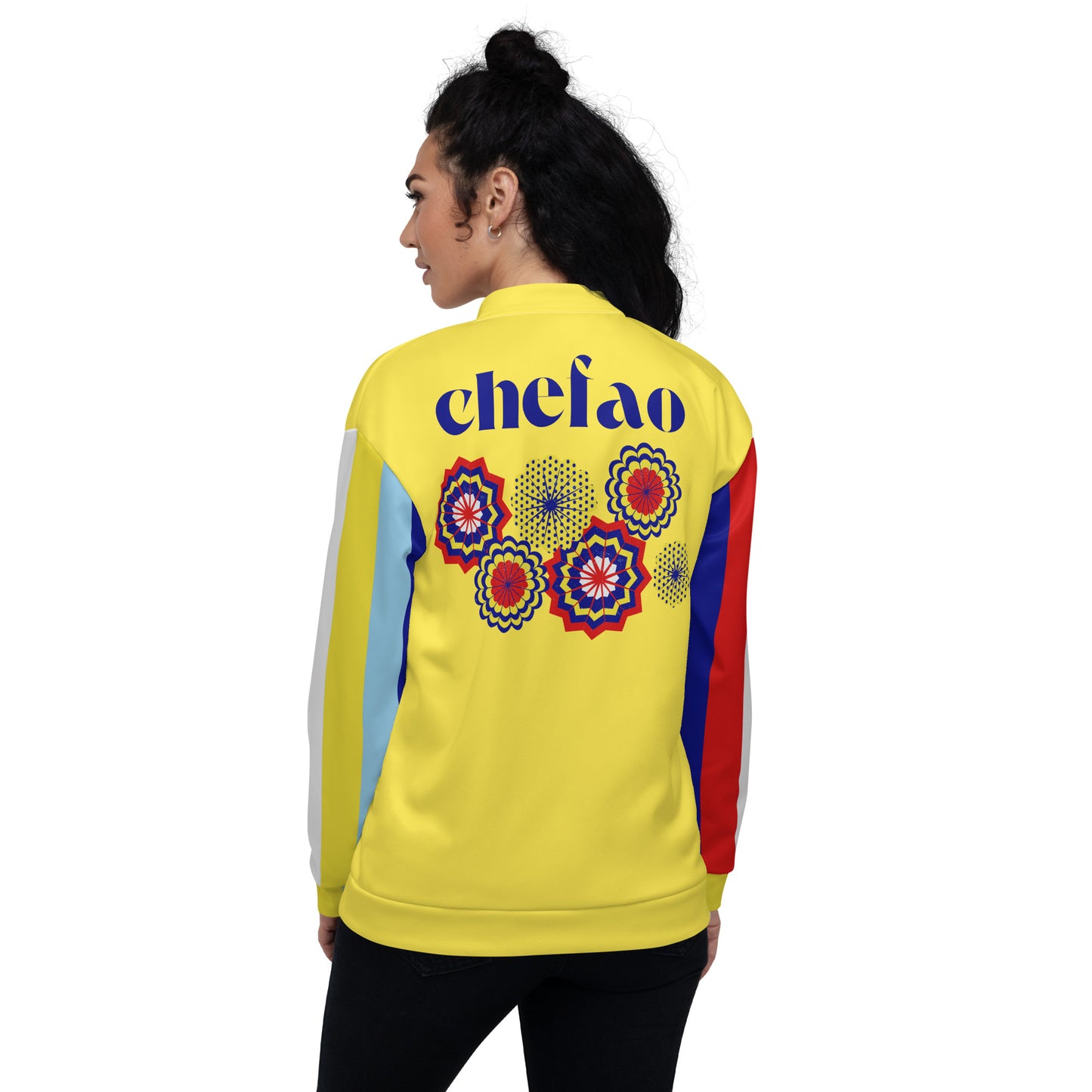 Chefao Paper Fans I, Unisex Bomber Jacket