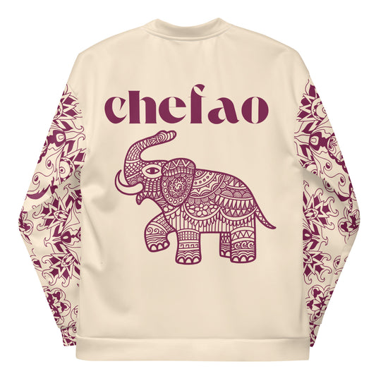 Chefao Elephant III, Unisex Bomber Jacket