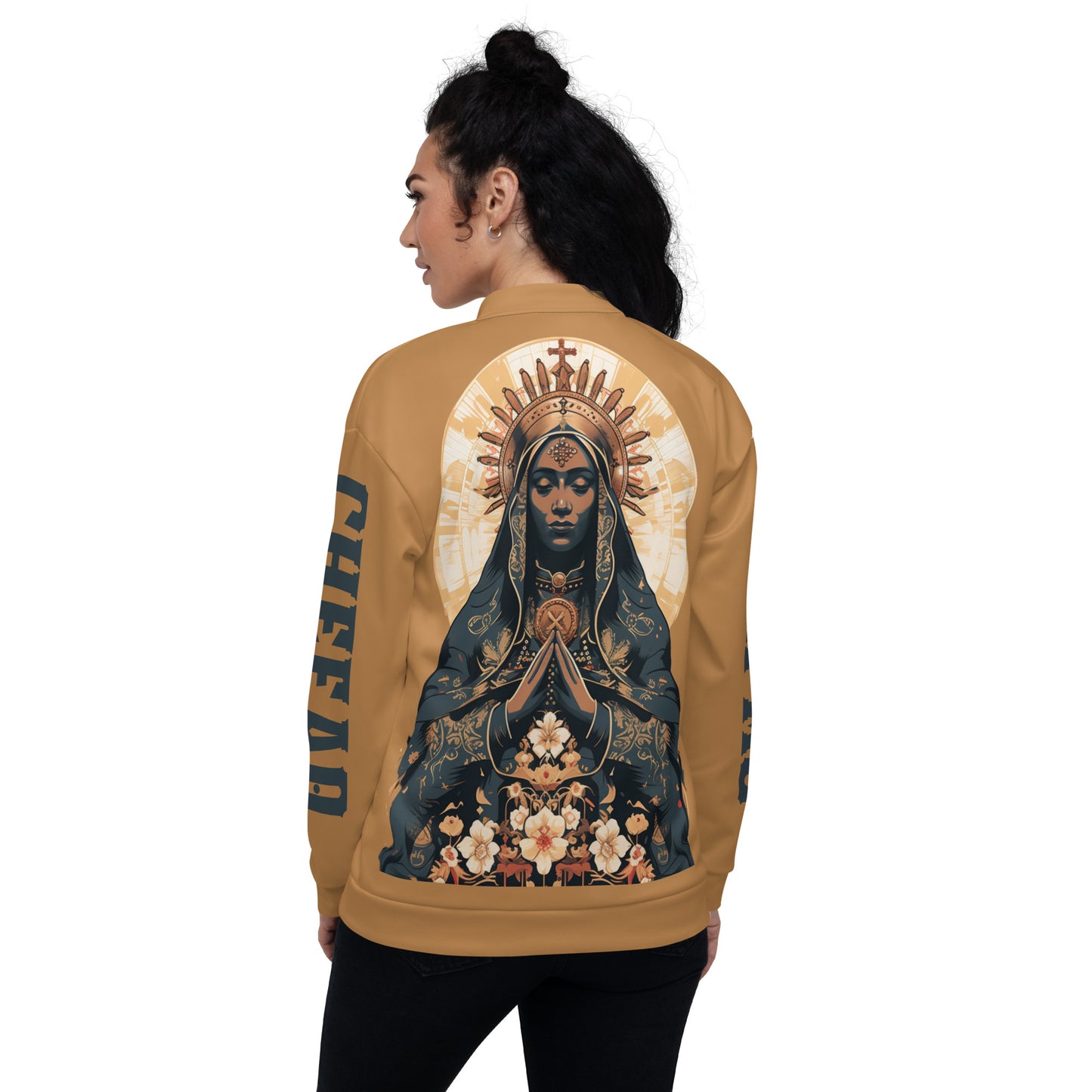 Chefao Black Madonna I, Unisex Bomber Jacket