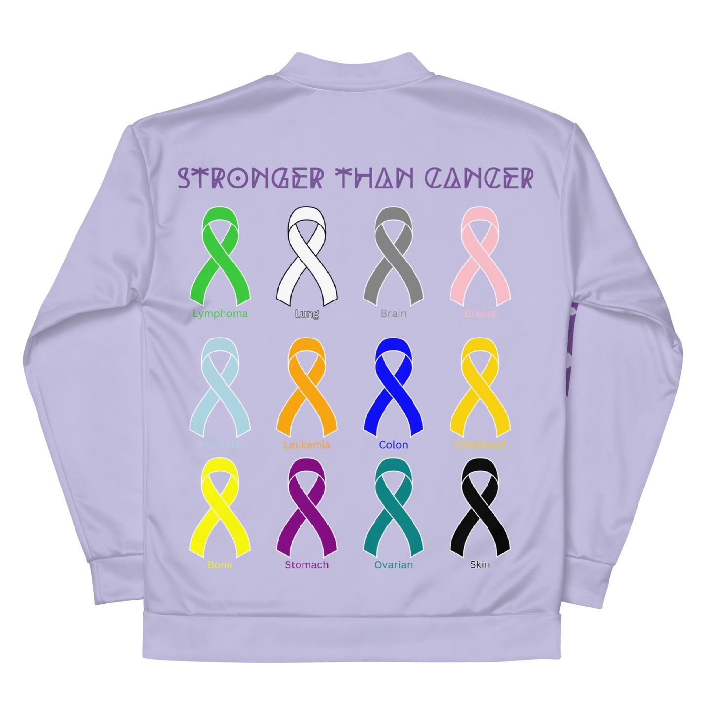 Chefao Stronger Than Cancer I, Unisex Bomber Jacket