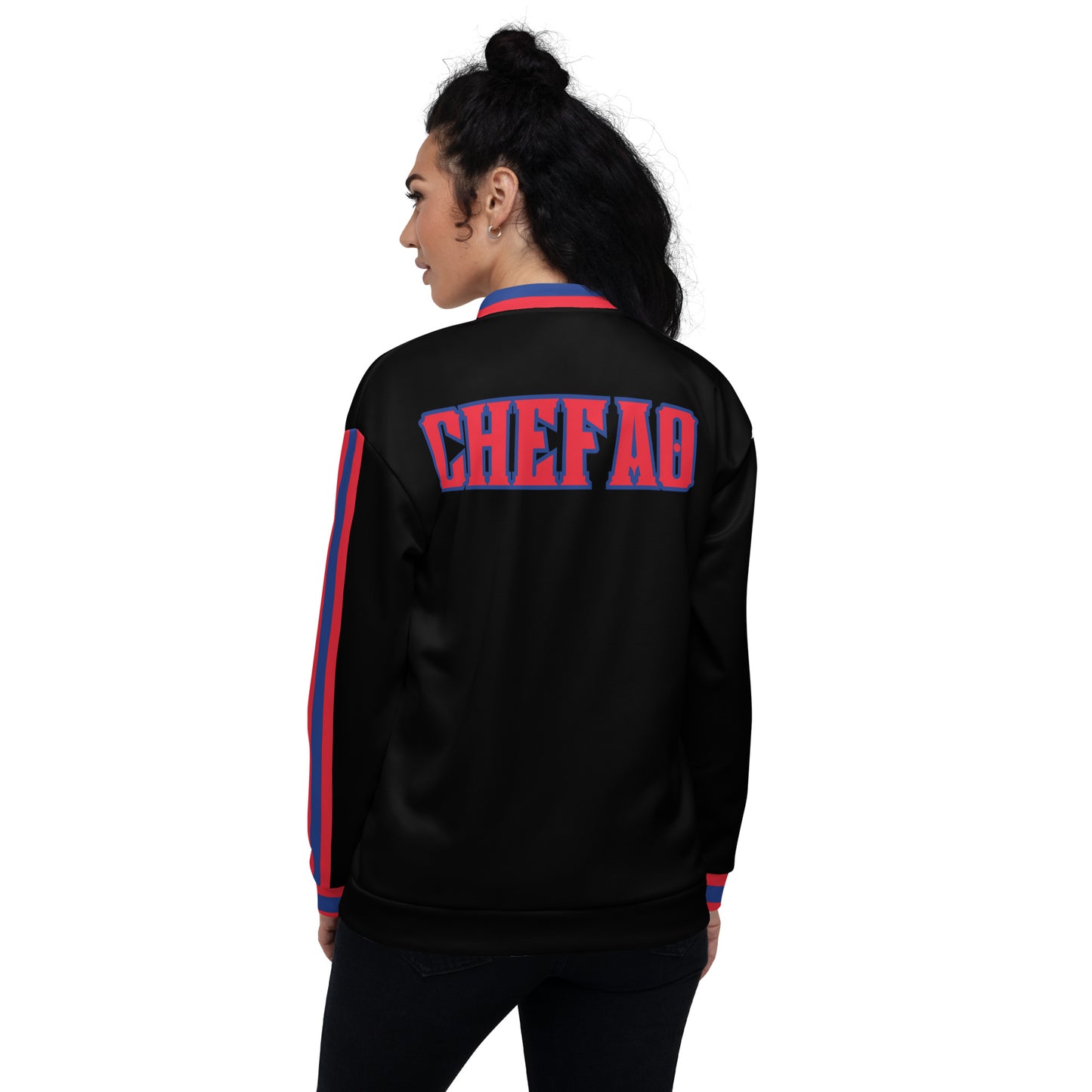 Chefao I Black, Unisex Bomber Jacket