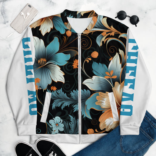 Chefao Floral II, Unisex Bomber Jacket