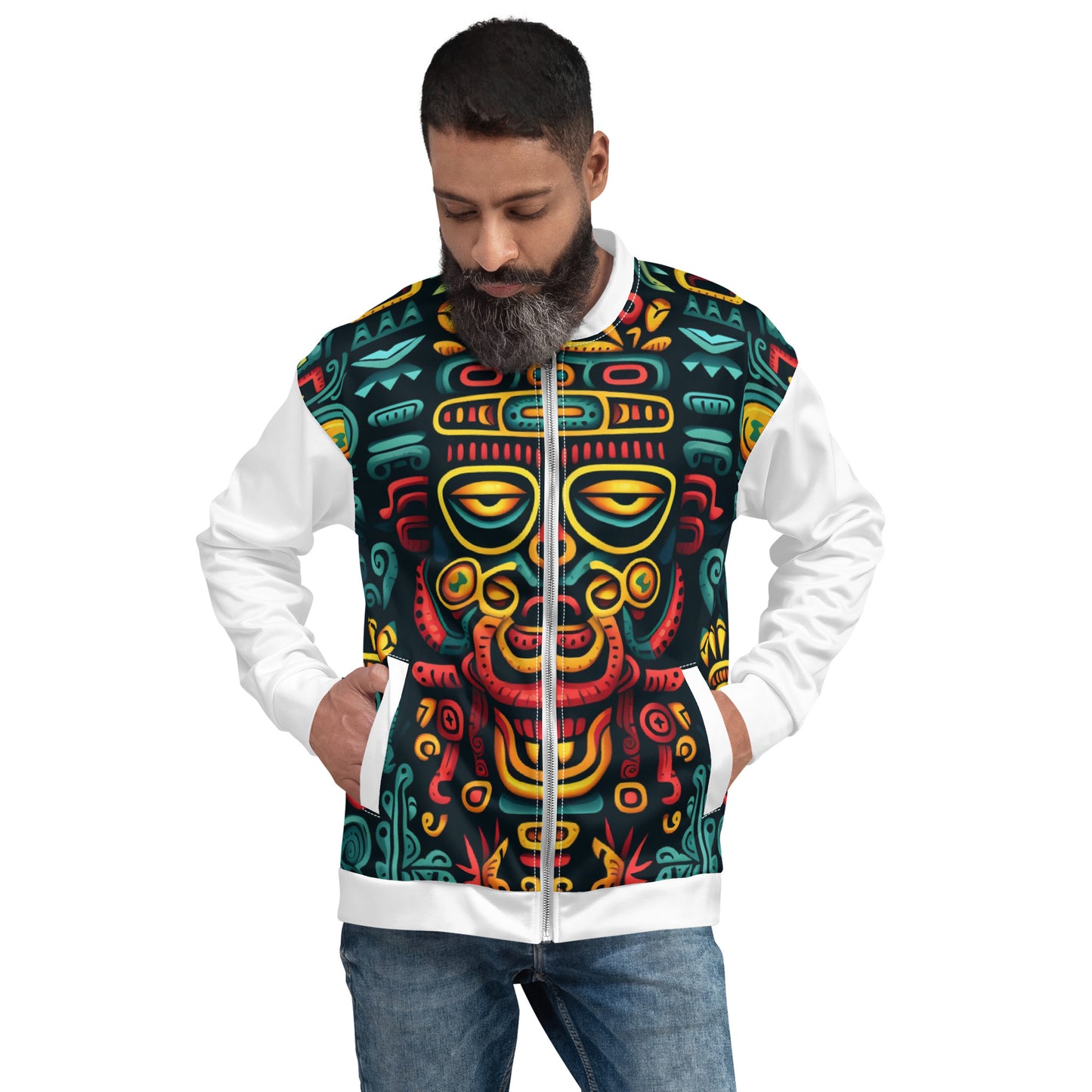 Chefao Mayan I, Unisex Bomber Jacket