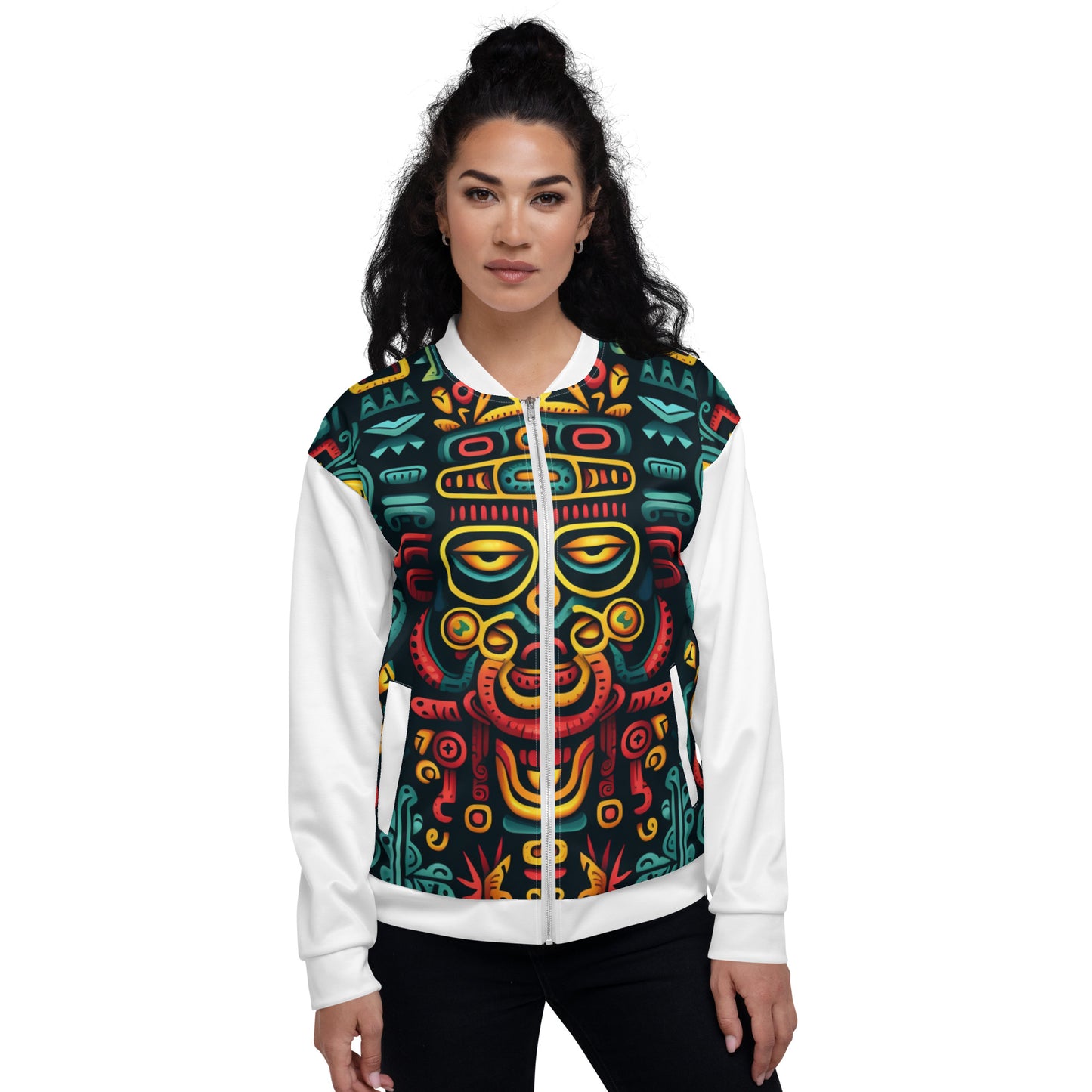 Chefao Mayan I, Unisex Bomber Jacket