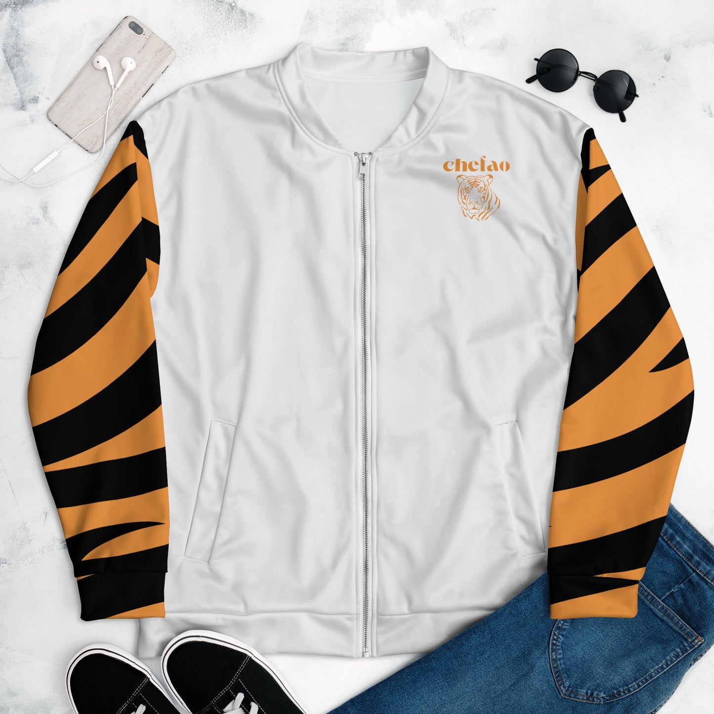 Chefao Tiger I, Unisex Bomber Jacket