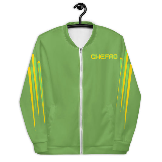 Chefao One Luv I, Unisex Bomber Jacket Green