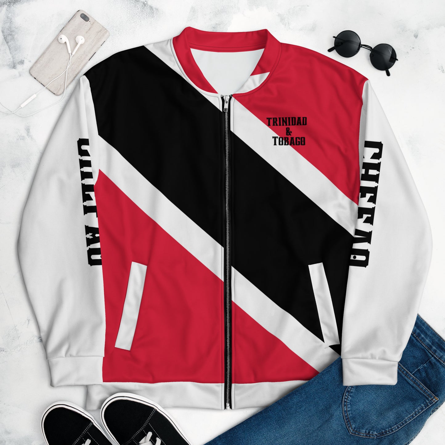 Chefao Trinidad & Tobago I, Unisex Bomber Jacket