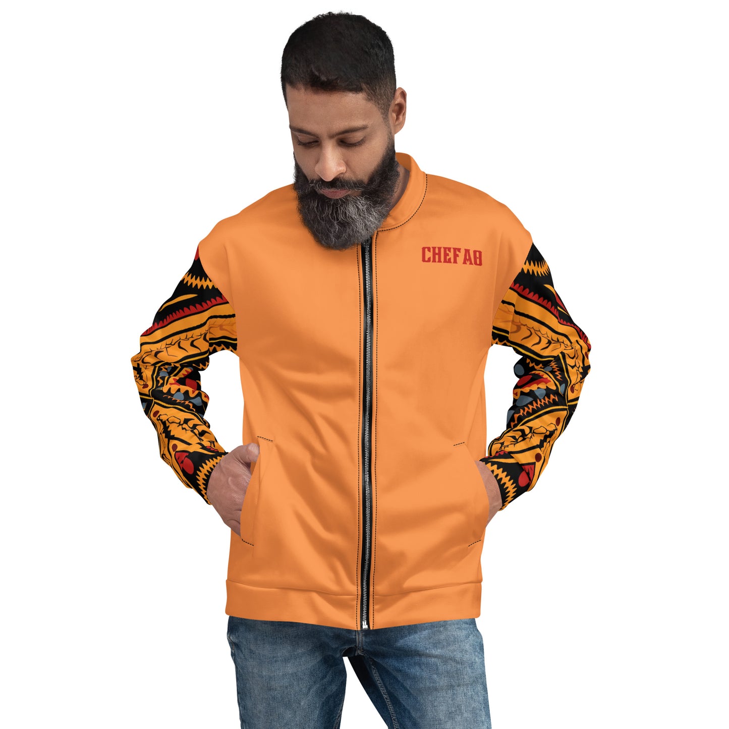 Chefao Cameroon Toghu I, Unisex Bomber Jacket