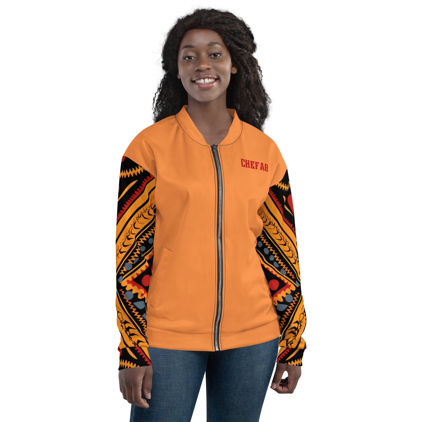 Chefao Cameroon Toghu I, Unisex Bomber Jacket