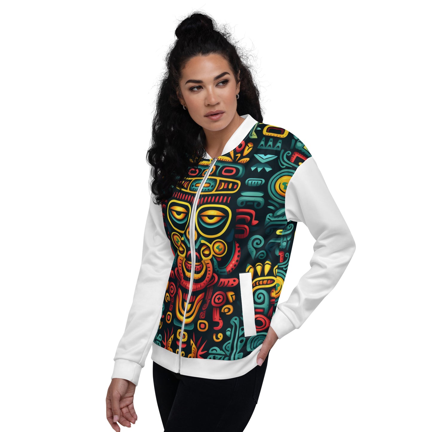 Chefao Mayan I, Unisex Bomber Jacket