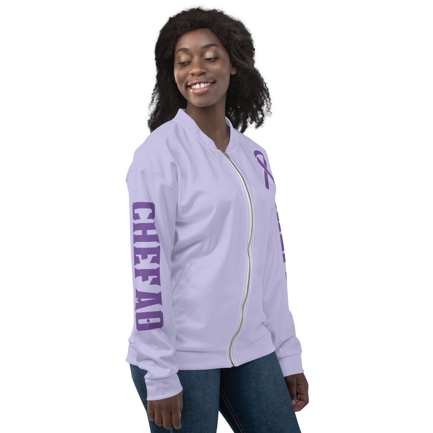 Chefao Stronger Than Cancer I, Unisex Bomber Jacket