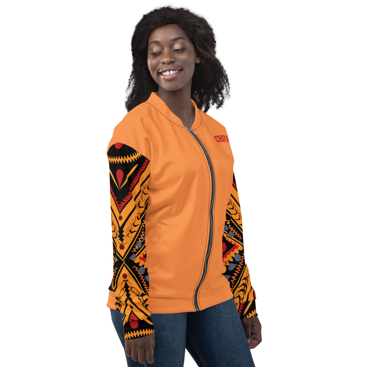 Chefao Cameroon Toghu I, Unisex Bomber Jacket