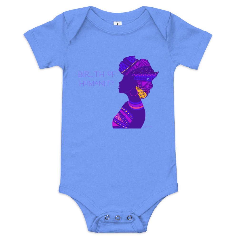 Birth of Humanity™ I, Baby short sleeve one piece