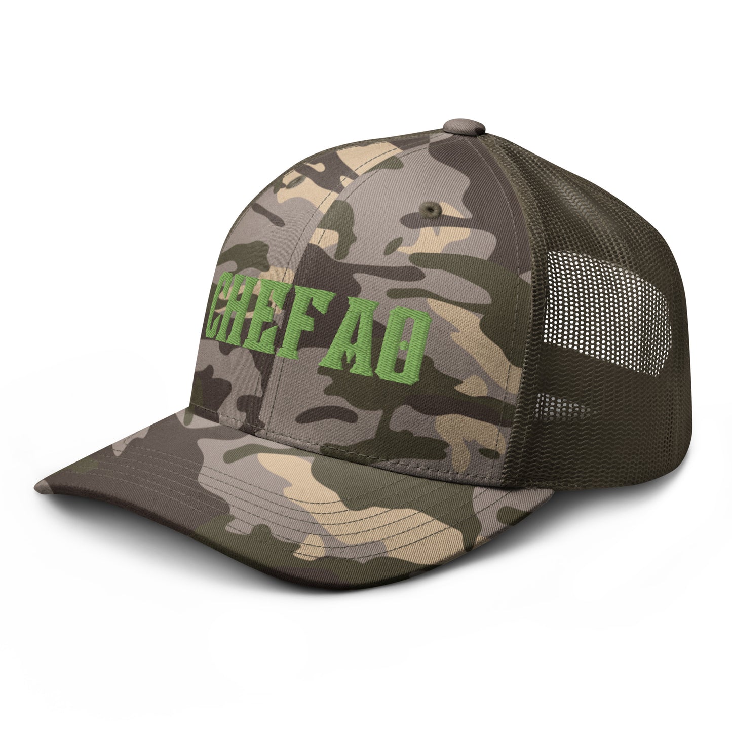 Chefao I, Camouflage trucker hat