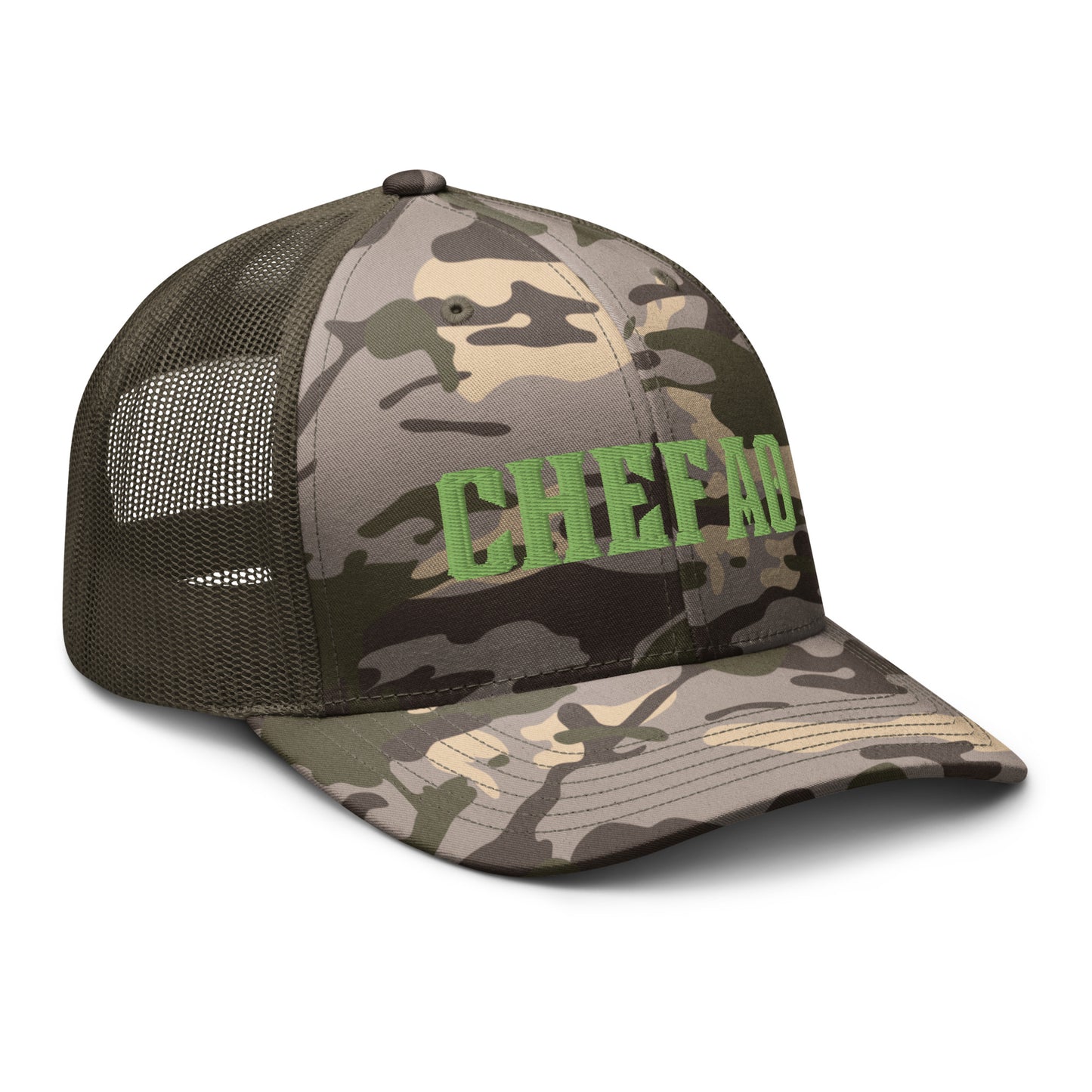 Chefao I, Camouflage trucker hat