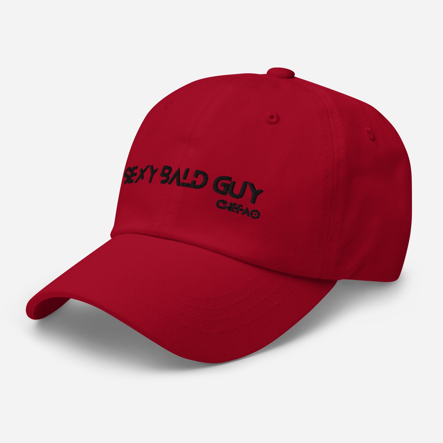 Sexy Bald Guy I, Dad hat