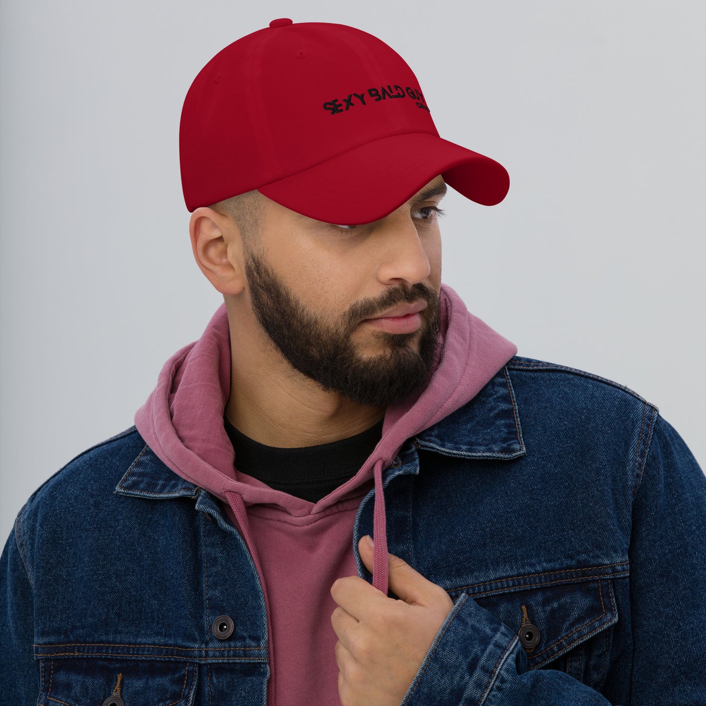 Sexy Bald Guy I, Dad hat