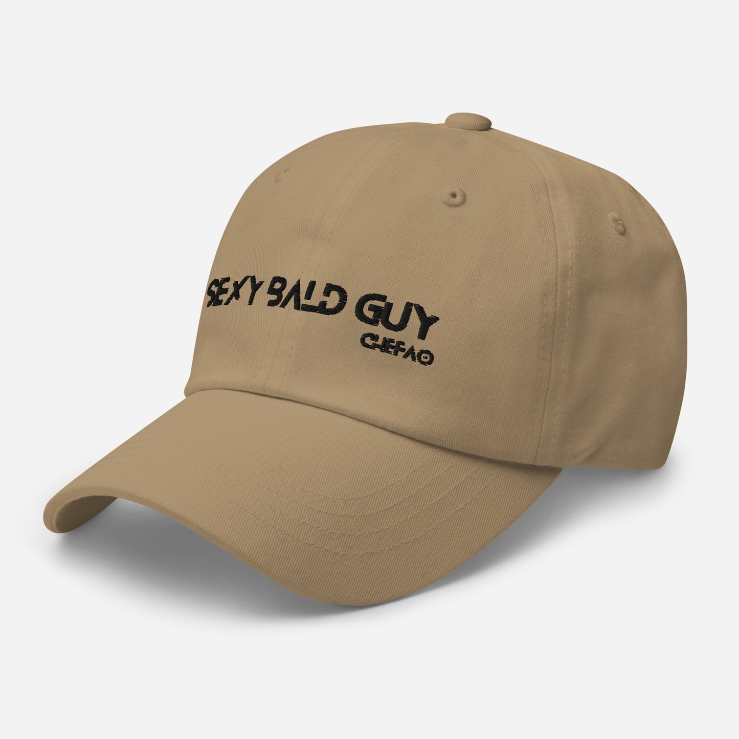 Sexy Bald Guy I, Dad hat