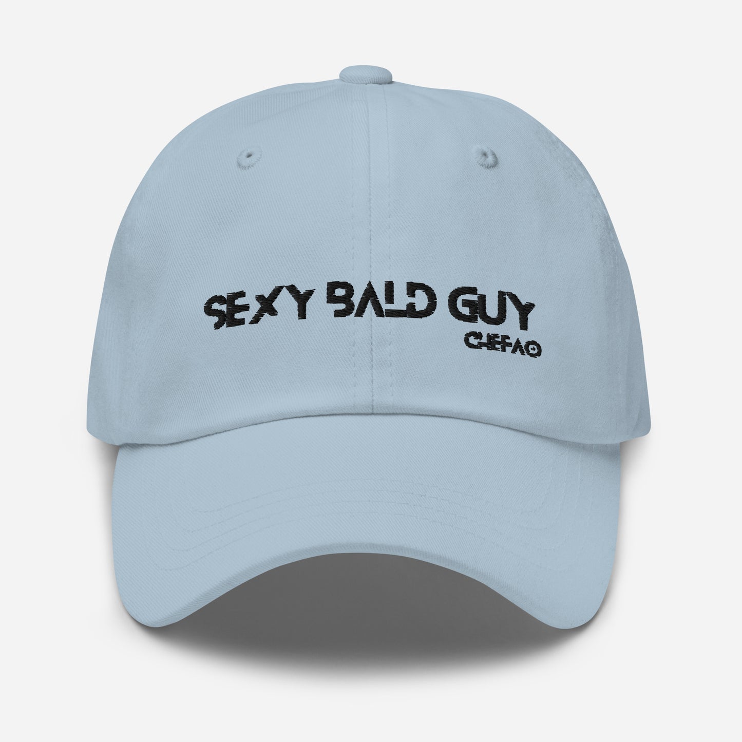 Sexy Bald Guy I, Dad hat