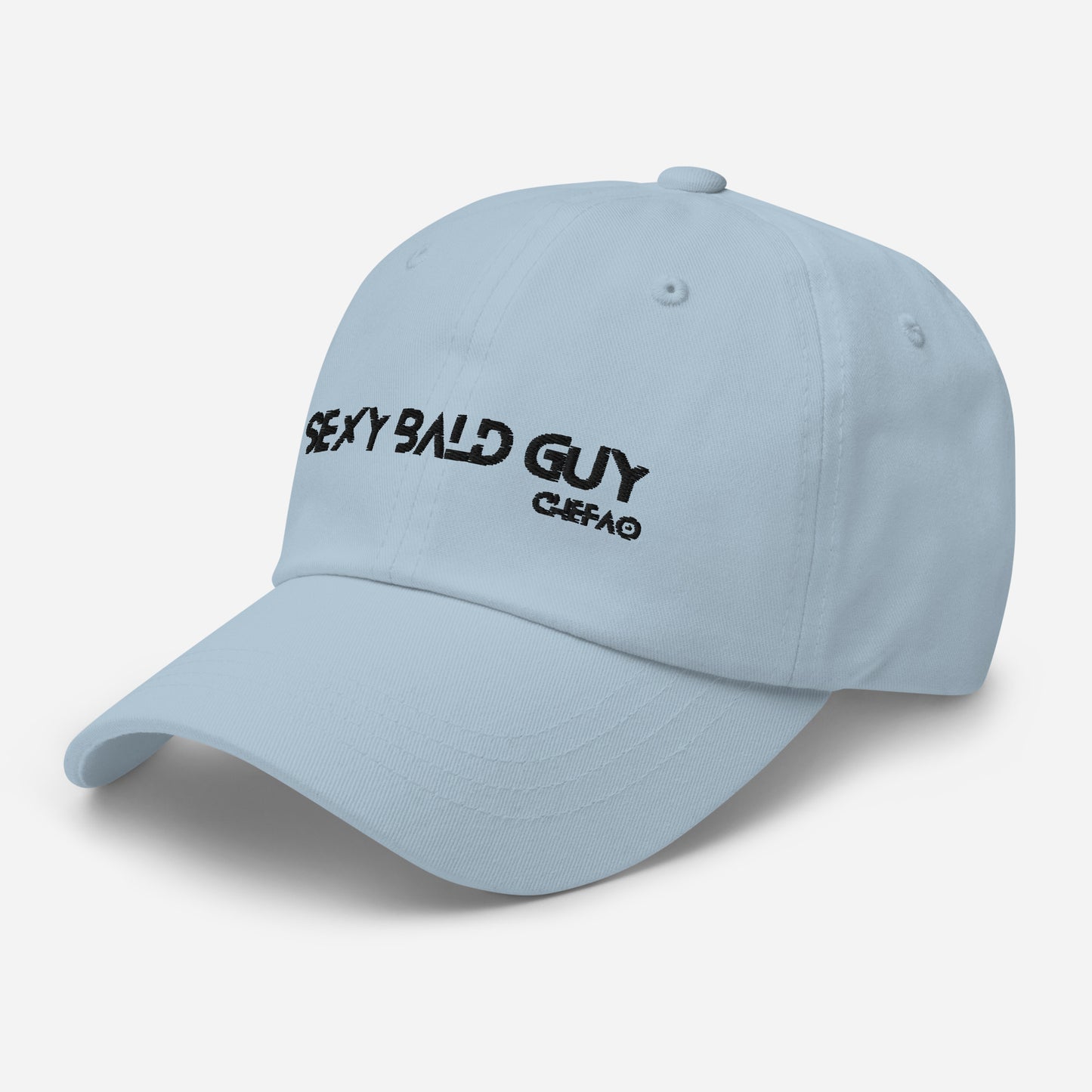 Sexy Bald Guy I, Dad hat