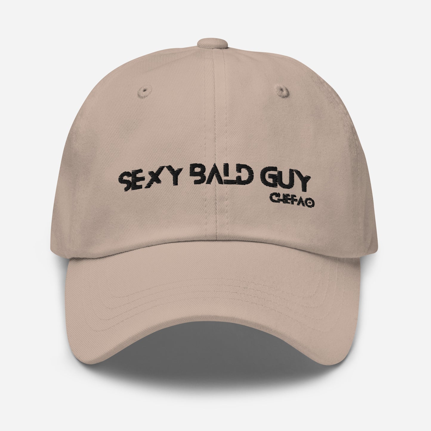 Sexy Bald Guy I, Dad hat