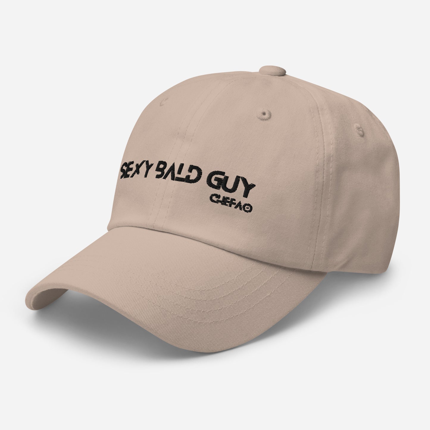 Sexy Bald Guy I, Dad hat