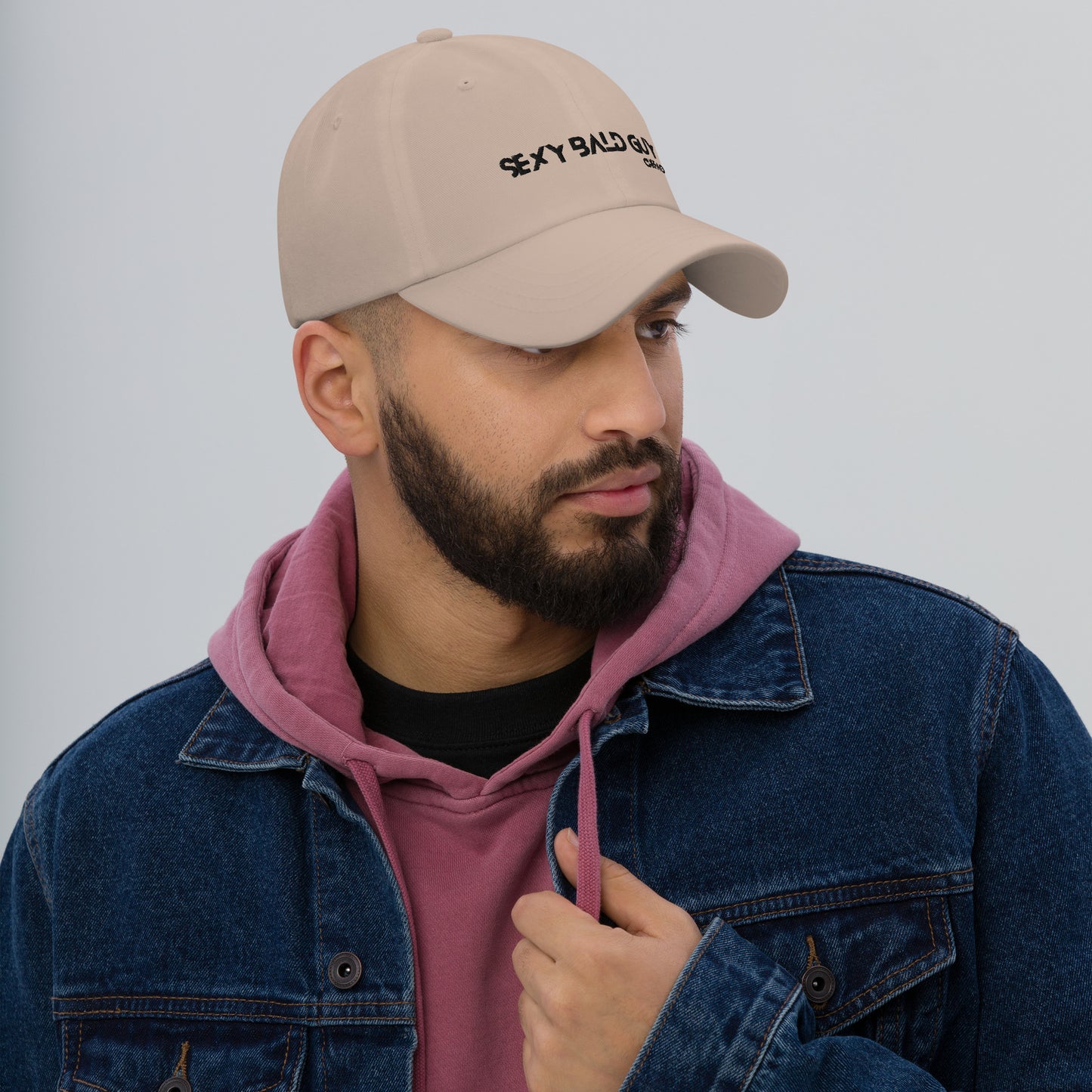 Sexy Bald Guy I, Dad hat