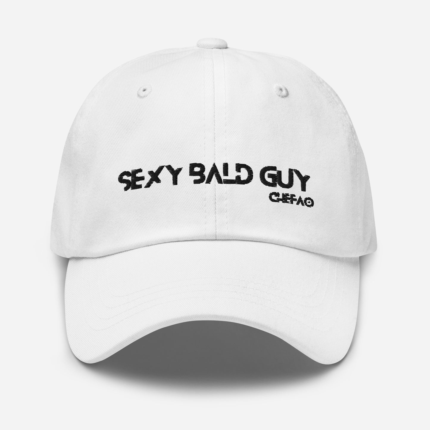 Sexy Bald Guy I, Dad hat