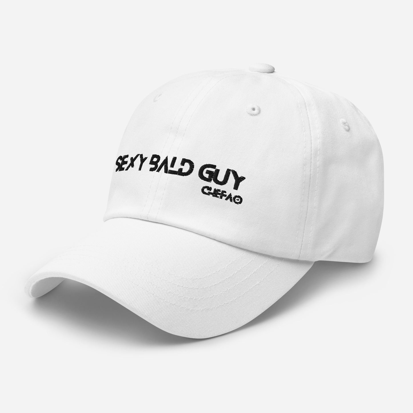 Sexy Bald Guy I, Dad hat