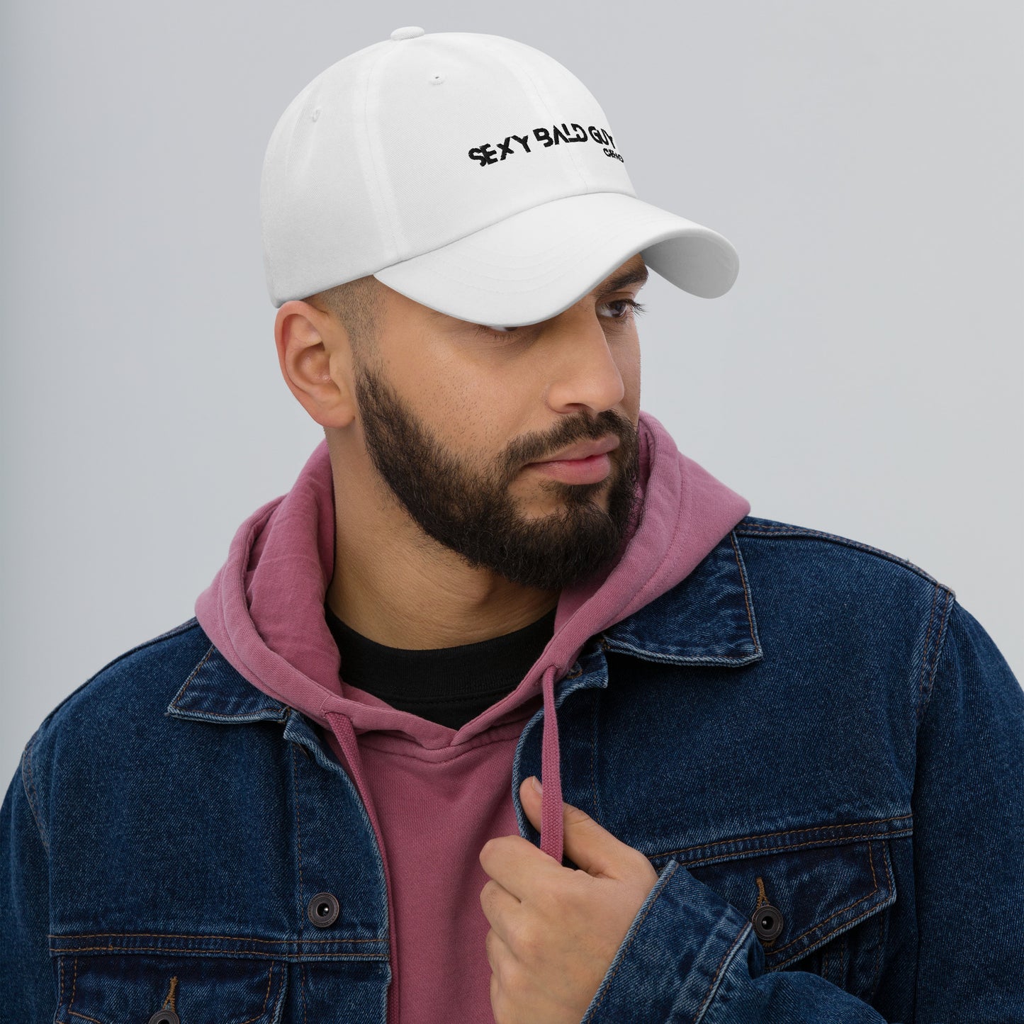 Sexy Bald Guy I, Dad hat