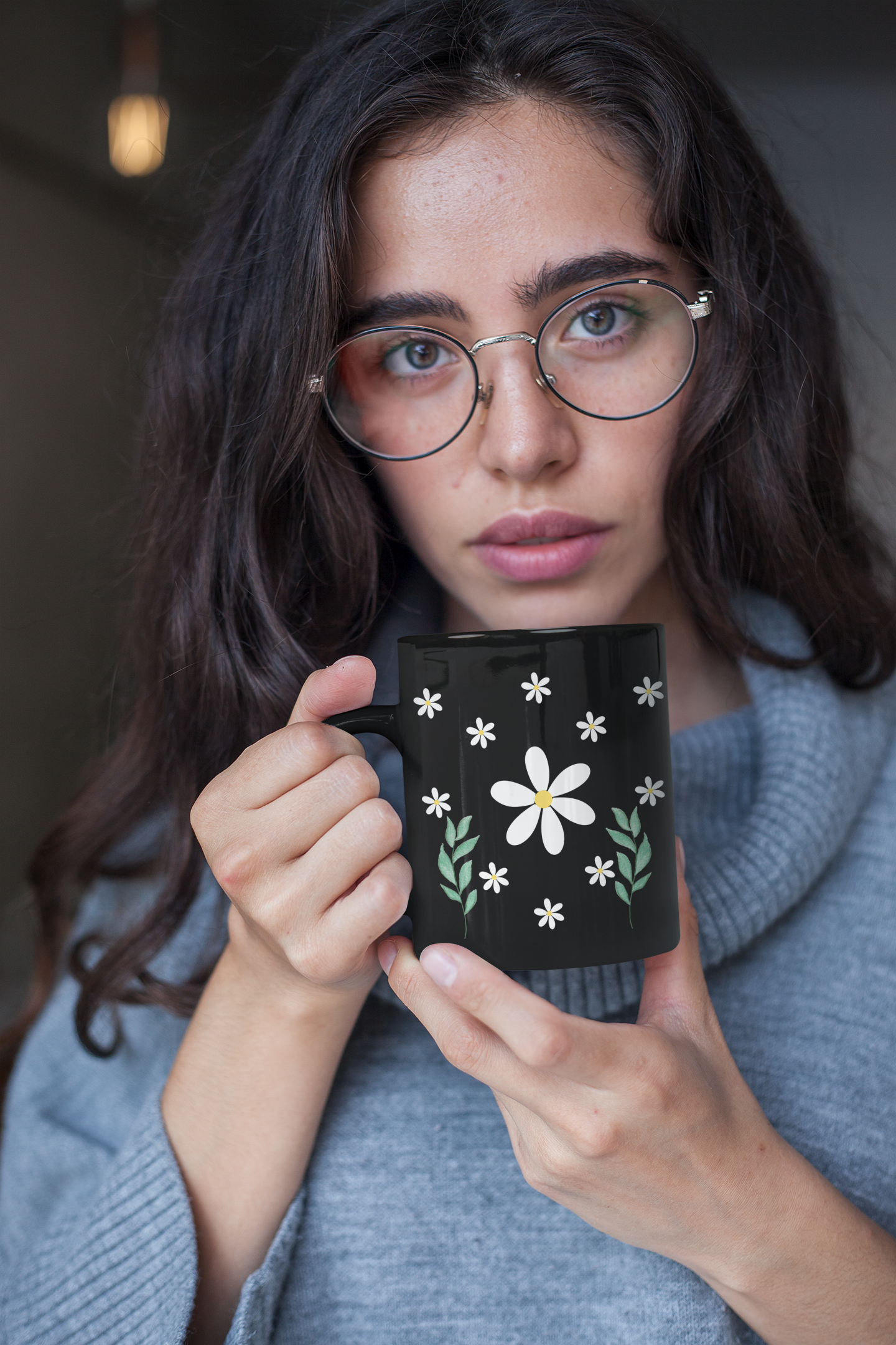 Chamomile Flower Mug, 11oz