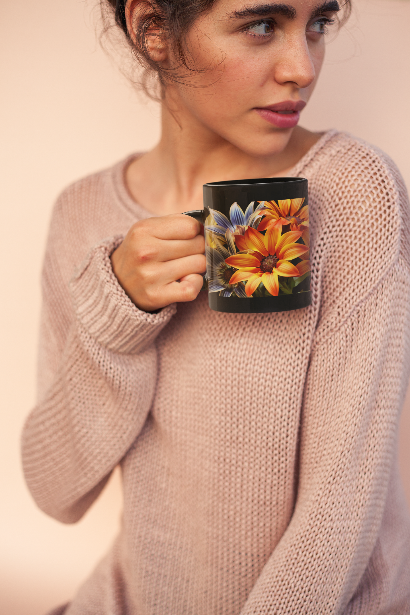 Gazania I, 11oz Black Coffee Mug