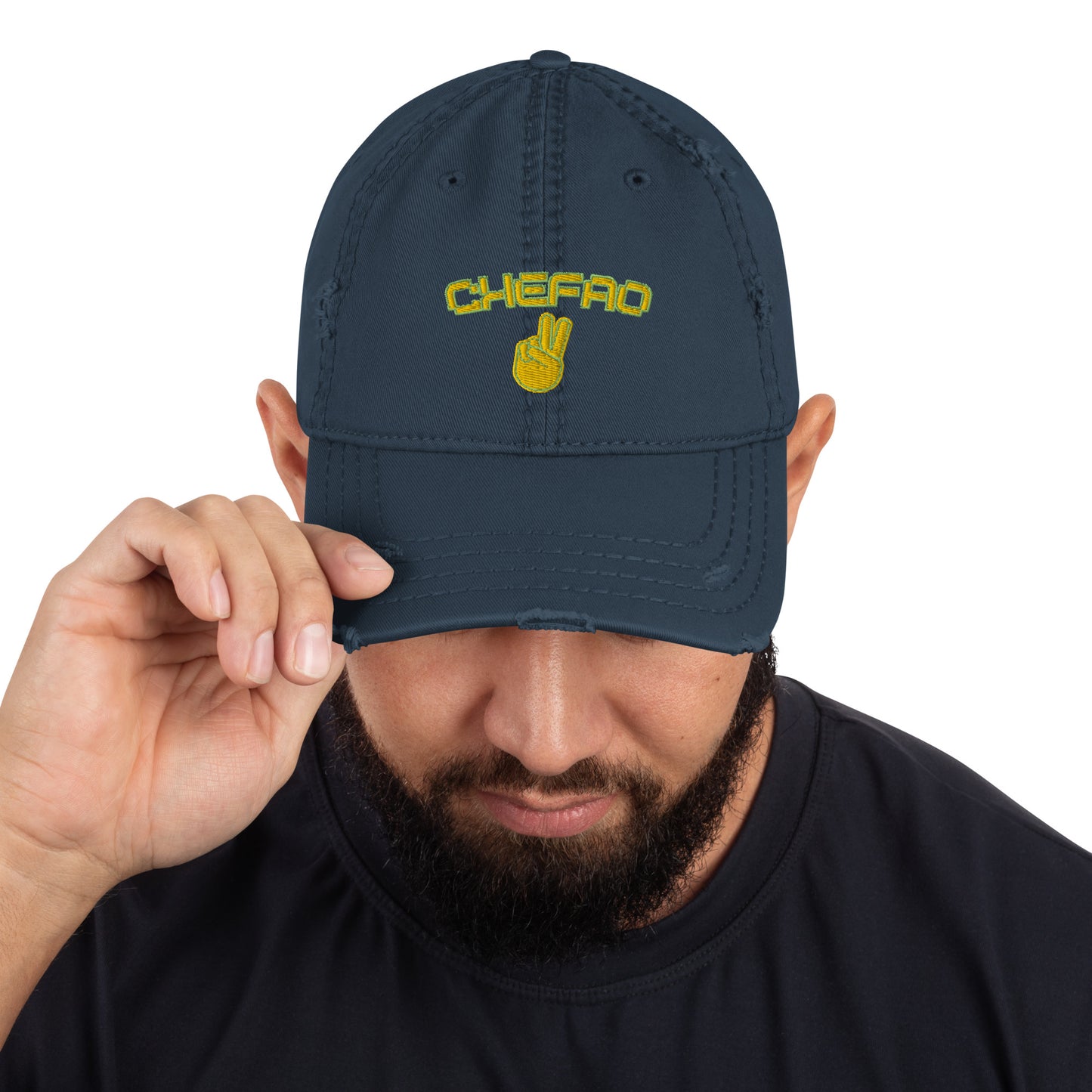 Chefao One Luv I, Distressed Dad Hat