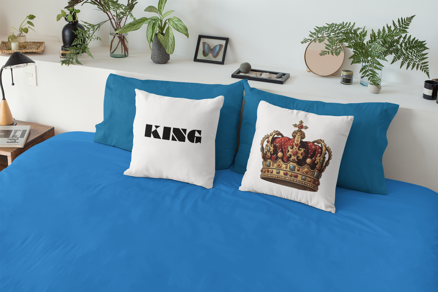 King's Crown, Spun Polyester Square Pillow