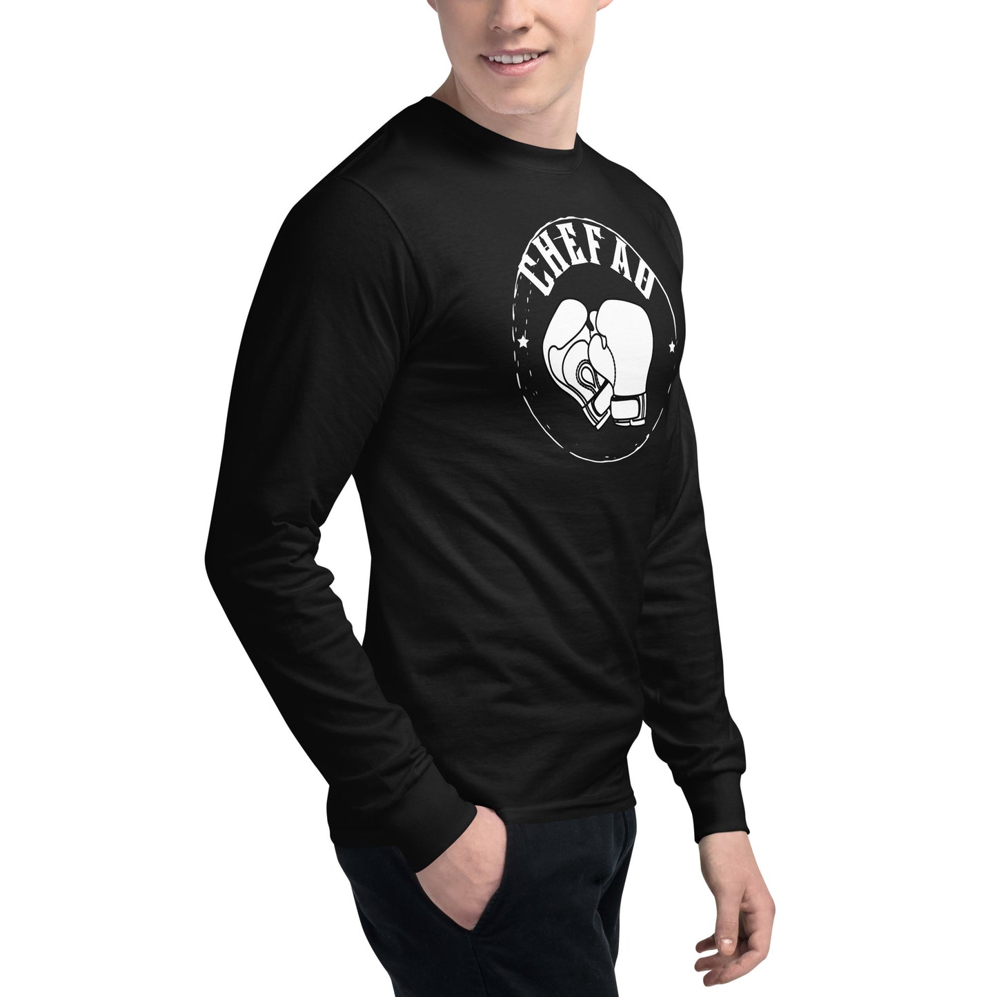 Chefao Boxing I, Men's Champion Long Sleeve Shirt