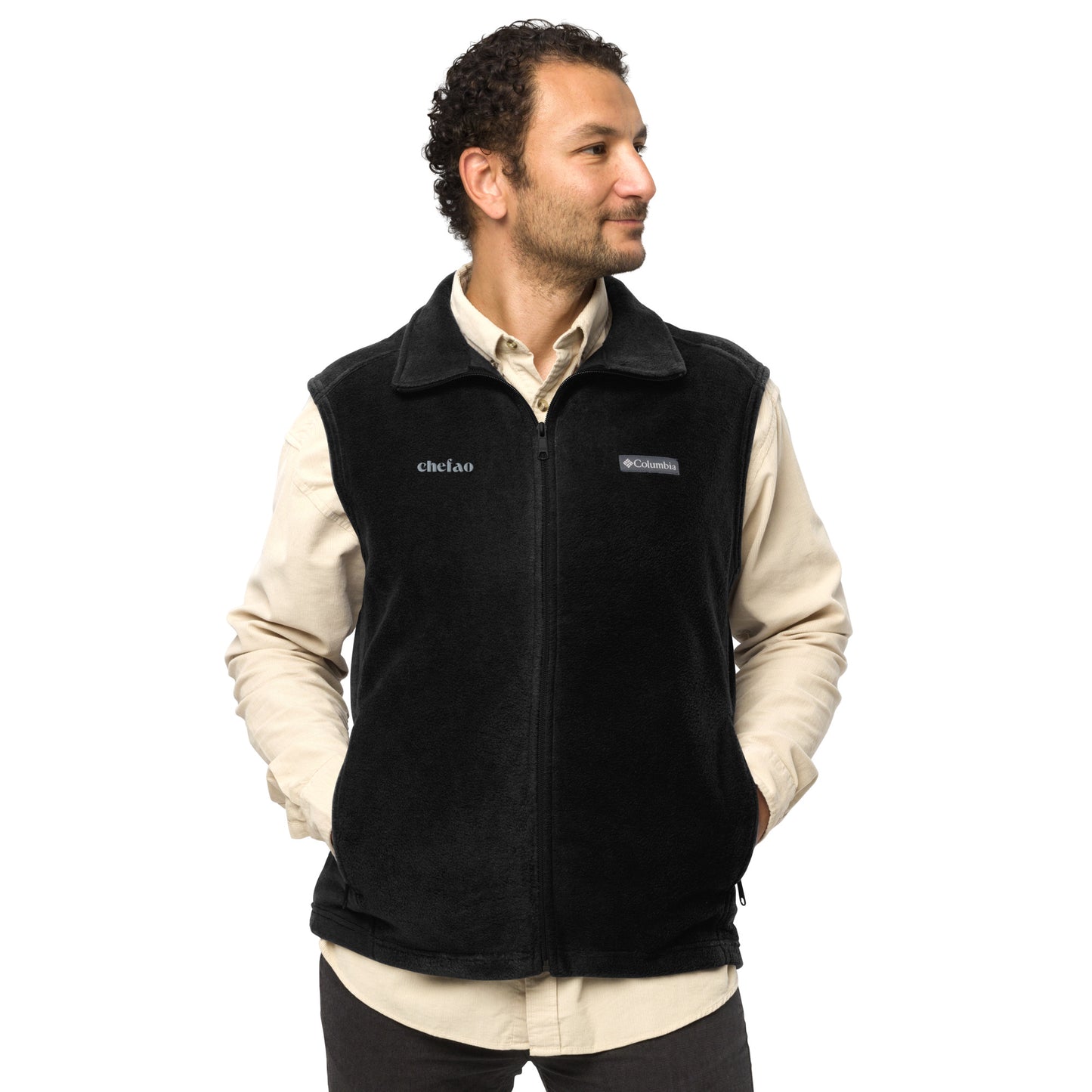 Chefao I, Men’s Columbia fleece vest