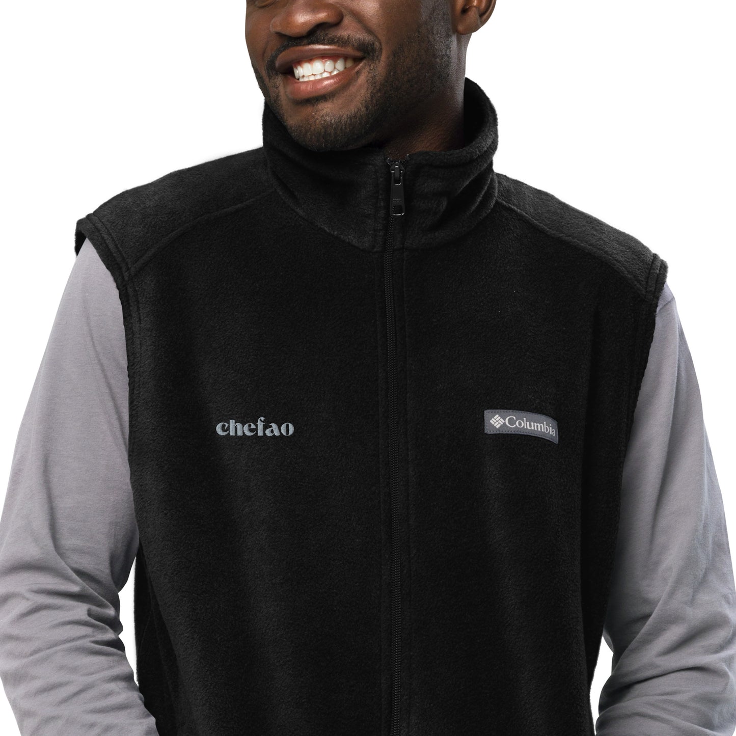 Chefao I, Men’s Columbia fleece vest