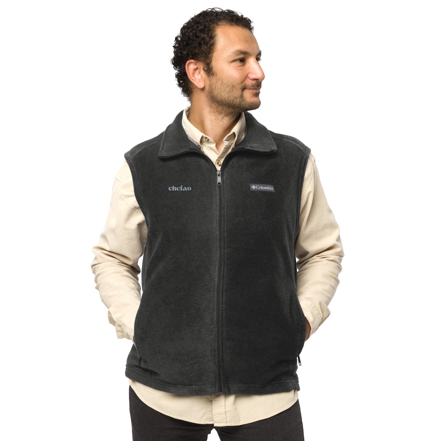 Chefao I, Men’s Columbia fleece vest