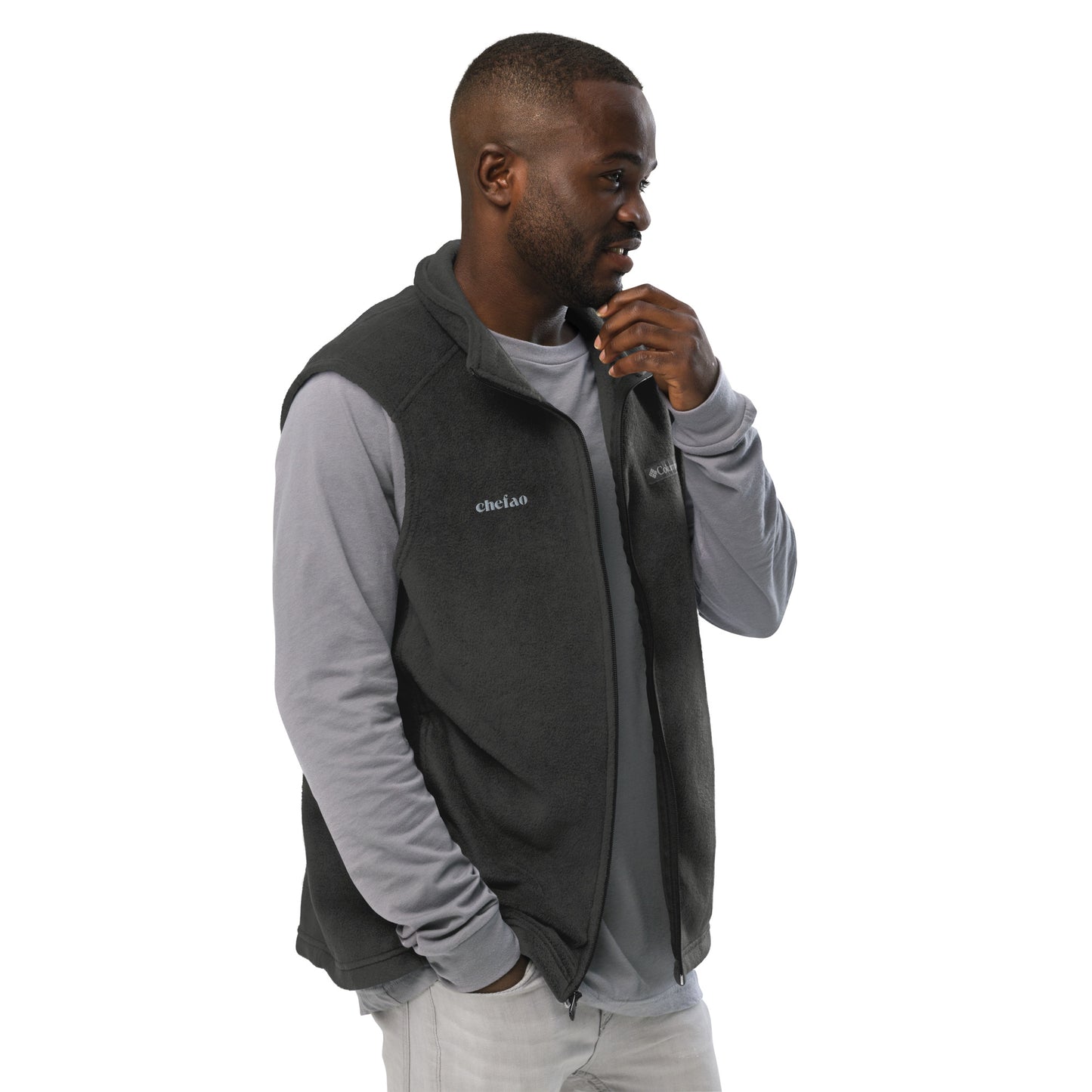 Chefao I, Men’s Columbia fleece vest